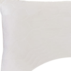 HomeRoots Cotton Ergonomic Queen Size Bed Pillow for Side Sleepers – Hypoallergenic, Cooling, and Luxurious Comfort 551583