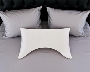 HomeRoots Cotton Ergonomic Queen Size Bed Pillow for Side Sleepers – Hypoallergenic, Cooling, and Luxurious Comfort 551583