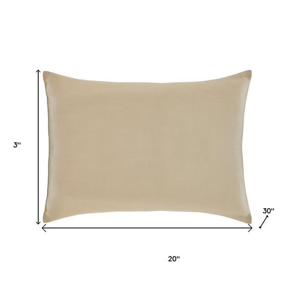 HomeRoots Cotton Wool Hypoallergenic Queen Size Pillow for Stomach Sleepers – Plush, Cool, and Easy Care 551585
