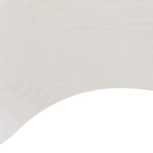 HomeRoots Cotton Ergonomic Hypoallergenic Bed Pillow for Side Sleepers - Latex Foam & Wool, Cooling Comfort 551589