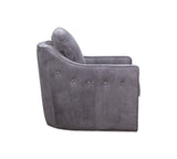 Olivia + Quinn Button Swivel Chair 5515_HYW9801 Hepburn Shadow