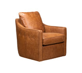 Olivia + Quinn Button Swivel Chair 5515_SDD1301 Saddlebag Ale