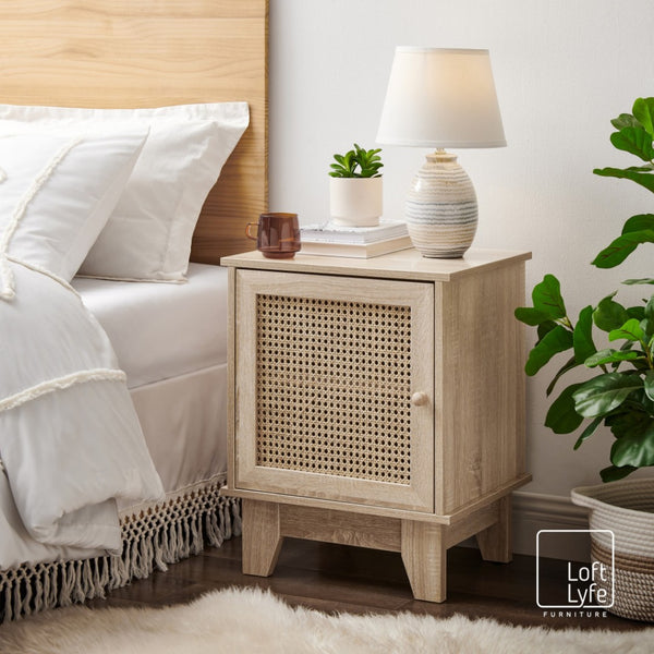 HomeRoots 24" Natural Wood End Table - Stylish Two-Shelf Design for Living Room, Bedroom & Versatile Decor 551632