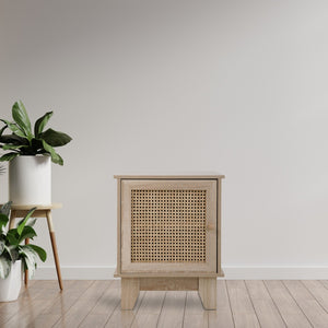 HomeRoots 24" Natural Wood End Table - Stylish Two-Shelf Design for Living Room, Bedroom & Versatile Decor 551632