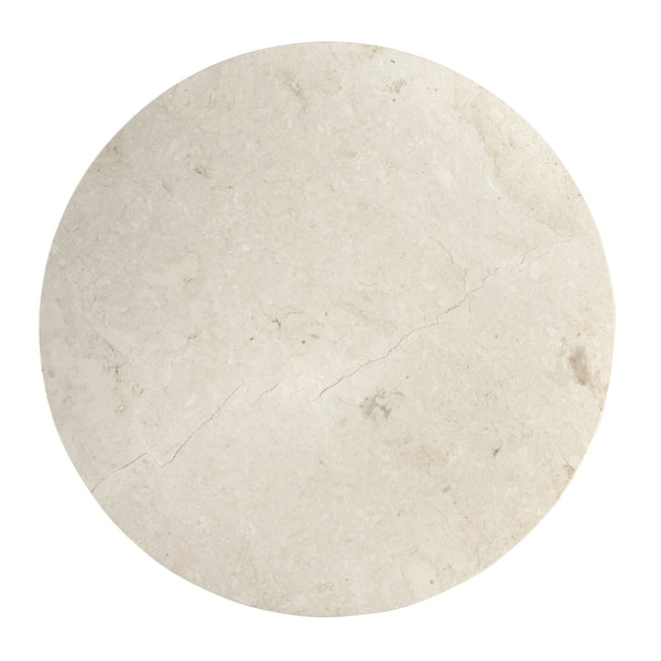 Butler Specialty Danielle Marble Coffee Table - Elegant Round Design With Hand-carved Base For Modern Living Spaces Black Marble,Mahogany Wood,Plywood 5516432-butler