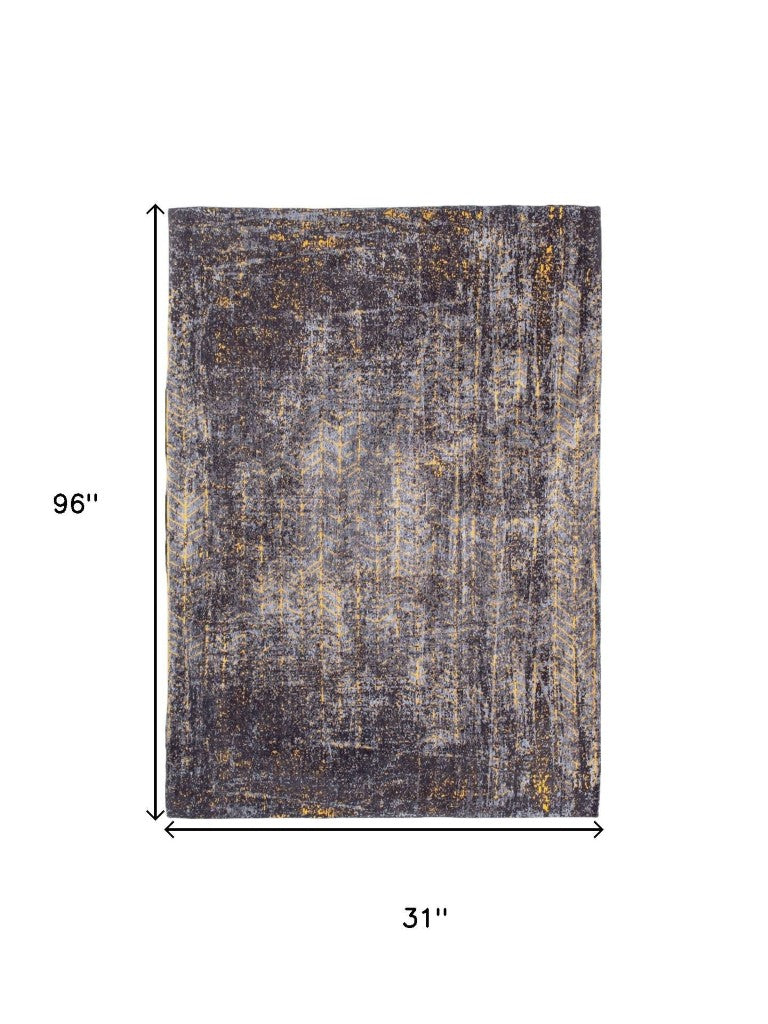 10 Ft Chevron Runner Rug Machine Washable Pet Fiber Low Pile Hallway Accent