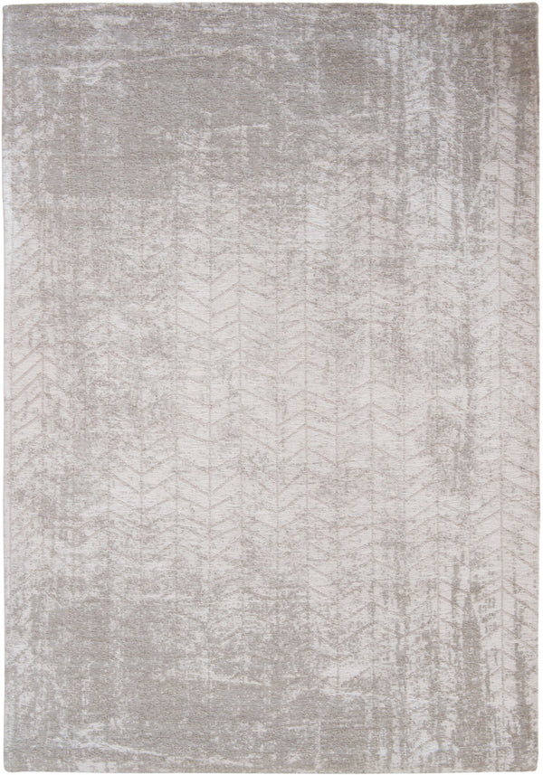 Homeroots 10' Gray And White Chevron Non Skid Area Rug  100% Pet 551688