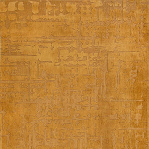 Homeroots 10' Yellow Abstract Non Skid Area Rug  100% Pet 551695