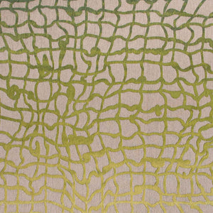 Homeroots 10' Gray And Green Abstract Non Skid Area Rug  100% Pet 551698