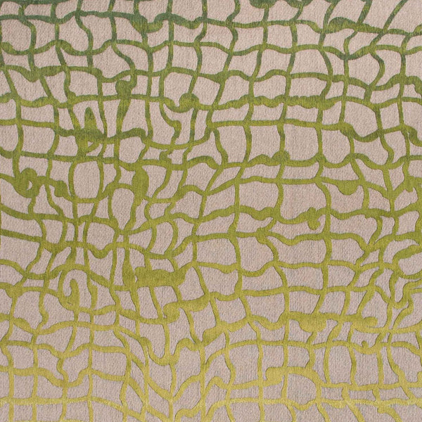 Homeroots 10' Gray And Green Abstract Non Skid Area Rug  100% Pet 551698