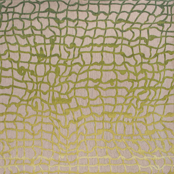 Homeroots 10' Gray And Green Abstract Non Skid Area Rug  100% Pet 551698