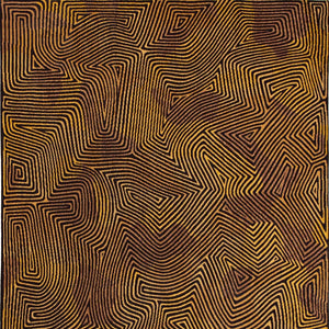 Homeroots 10' Black And Gold Abstract Non Skid Area Rug  100% Pet 551701