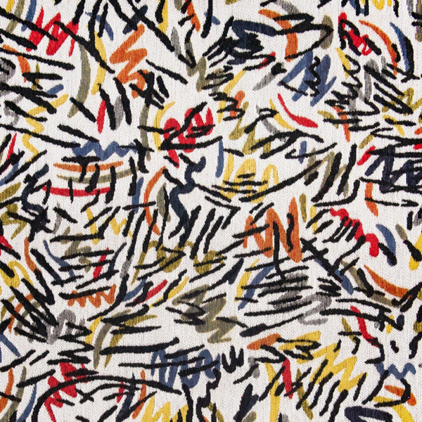 Homeroots 3' X 5' White Abstract Non Skid Area Rug  100% Pet 551708