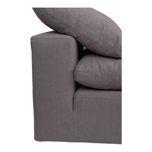 English Elm Clay Slipper Chair Modular Living Room Accent with Feather Blend Cushion Fabric B2769P504415
