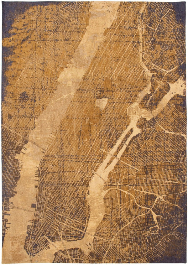 HomeRoots 8' X 11' Yellow Abstract Non-Skid Area Rug – Modern Design, Soft Texture, Perfect for Living Spaces! 551762