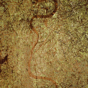 Homeroots 3' X 5' Green And Brown Abstract Non Skid Area Rug  100% Pet 551765