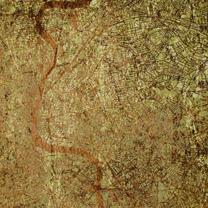 Homeroots 5' X 7' Green And Brown Abstract Non Skid Area Rug  100% Pet 551766