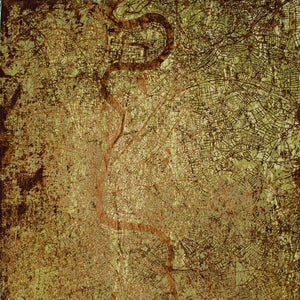 Homeroots 6' X 8' Green And Brown Abstract Non Skid Area Rug  100% Pet 551767