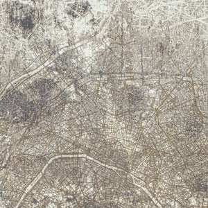 Homeroots 5' X 7' Gray And White Abstract Non Skid Area Rug  100% Pet 551773