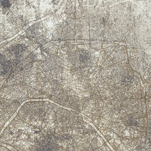 HomeRoots 6' X 8' Gray and White Abstract Area Rug - Non-Skid Backing, Contemporary Design for Modern Spaces 551774