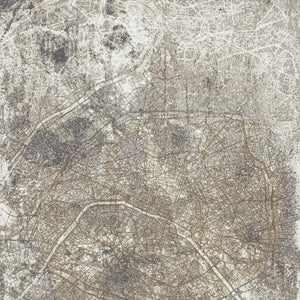 HomeRoots 6' X 8' Gray and White Abstract Area Rug - Non-Skid Backing, Contemporary Design for Modern Spaces 551774