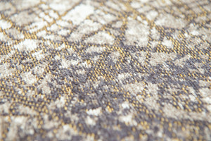 Homeroots 8' X 11' Gray And White Abstract Non Skid Area Rug  100% Pet 551776