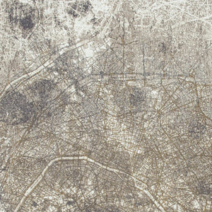 Homeroots 8' X 11' Gray And White Abstract Non Skid Area Rug  100% Pet 551776