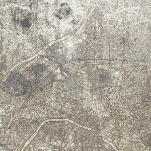 HomeRoots 9' Modern Gray and White Abstract Area Rug - Non-Skid, Durable, Low Pile for High-Traffic Spaces 551777