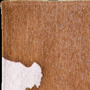 Homeroots 3' X 5' Yellow And Brown Abstract Non Skid Area Rug  100% Pet 551786