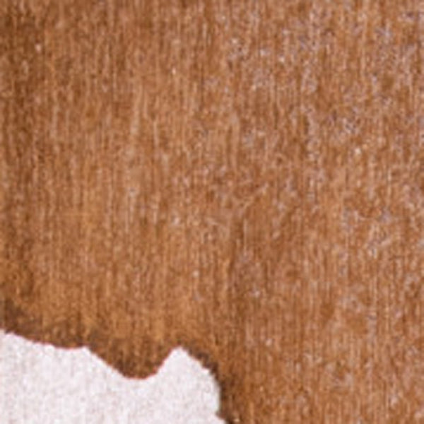 HomeRoots 5' Modern Yellow and Brown Abstract Non-Skid Area Rug - Stylish, Safe, and Easy to Maintain for Any Space 551787