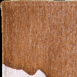 Homeroots 5' Yellow And Brown Round Abstract Non Skid Area Rug  100% Pet 551792