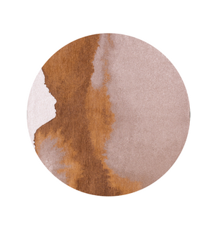 Homeroots 5' Yellow And Brown Round Abstract Non Skid Area Rug  100% Pet 551792