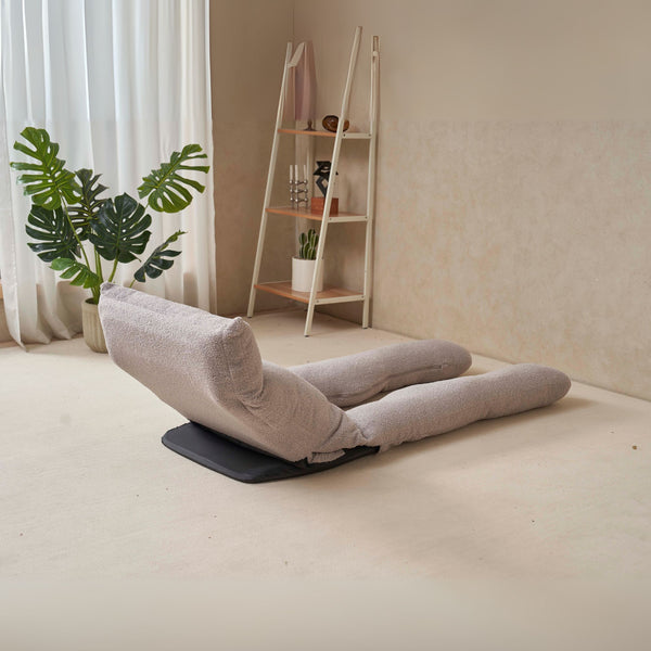 English Elm Adjustable U-shaped Full-Body Recliner Pillow for Sleeping, Reading & Physiotherapy — Gray Metal, Foldable Packaging Enhanced Comfort W244P289150