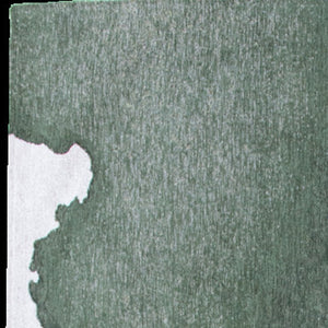 Homeroots 7' X 9' Gray And Green Abstract Non Skid Area Rug  100% Pet 551805