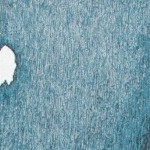 HomeRoots 9' Modern Blue and Gray Abstract Area Rug - Non-Skid, Durable for High-Traffic Spaces, Stylish Décor 551815
