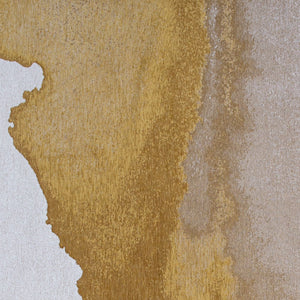 Homeroots 6' X 8' Gray And Yellow Abstract Non Skid Area Rug  100% Pet 551820