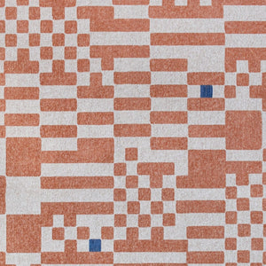 HomeRoots 9' Bold Blue and Red Geometric Non-Skid Area Rug - Modern Style for Living Rooms & Dining Spaces 551861
