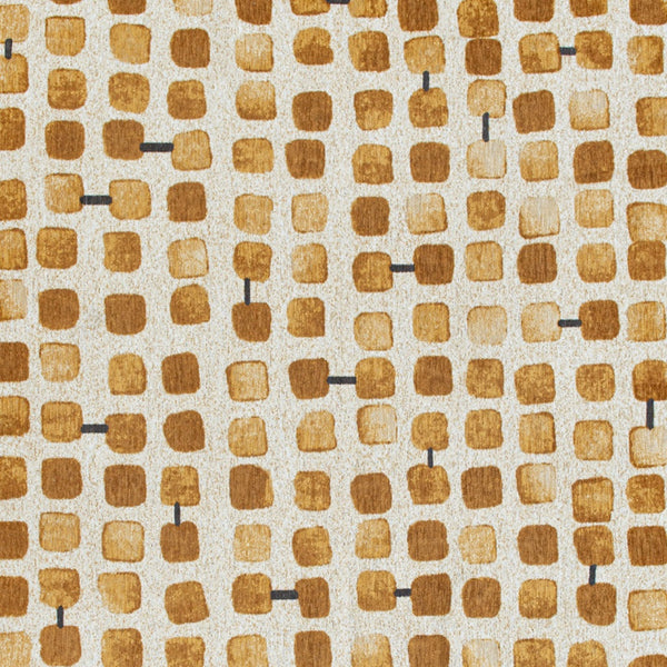 Homeroots 5' X 7' Brown And Beige Geometric Non Skid Area Rug  100% Pet 551878