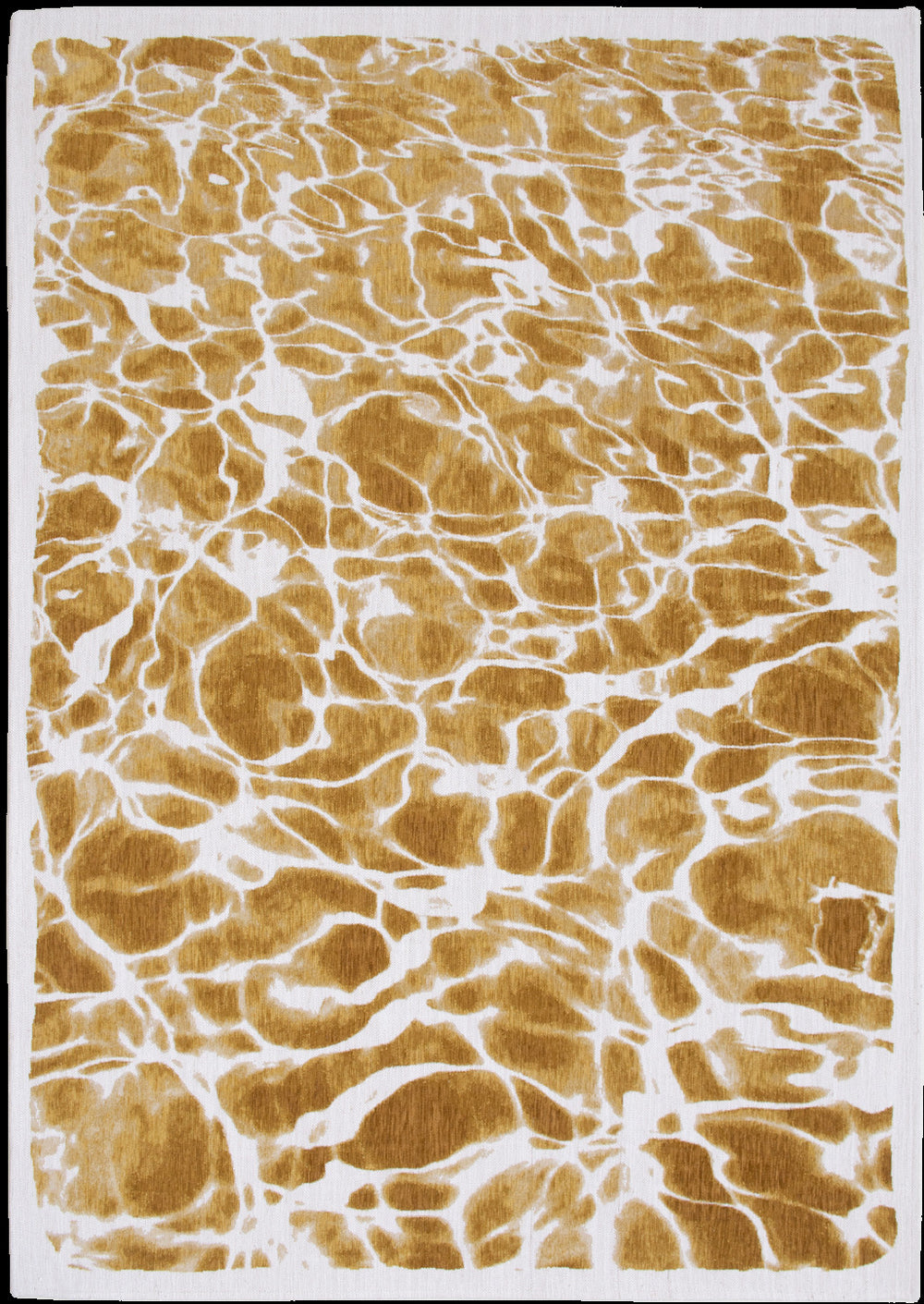 Homeroots 8' X 11' Yellow And Brown Abstract Non Skid Area Rug  100% Pet 551899