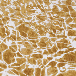 Homeroots 8' X 11' Yellow And Brown Abstract Non Skid Area Rug  100% Pet 551899