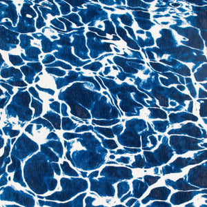 Homeroots 10' Blue And White Abstract Non Skid Area Rug  100% Pet 551904