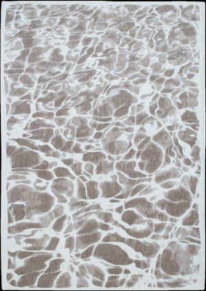 Homeroots 6' X 8' Gray Abstract Non Skid Area Rug  100% Pet 551915