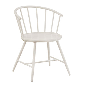 Lydford Windsor Low Back Dining Chair Set with Iron Legs for Modern Spaces