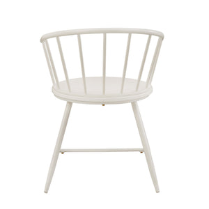Lydford Windsor Low Back Dining Chair Set with Iron Legs for Modern Spaces