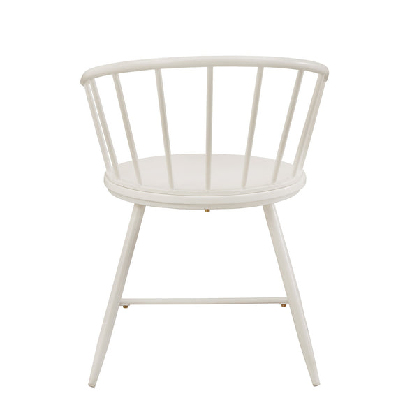 Lydford Windsor Low Back Dining Chair Set with Iron Legs for Modern Spaces