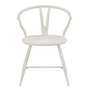 Lydford Wishbone Back Iron Dining Chair Set for Stylish Modern Interiors