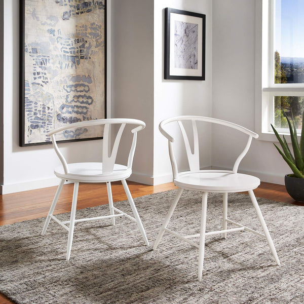 Lydford Wishbone Back Iron Dining Chair Set for Stylish Modern Interiors