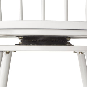 Lydford Windsor Back Swivel Counter Stool with Iron Frame for Kitchen Bar Seating