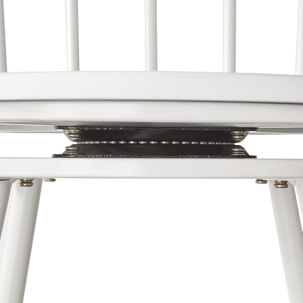 Lydford Windsor Back Swivel Counter Stool with Iron Frame for Kitchen Bar Seating