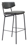 Charon Barstool - Set of 2 Vintage Black 110261 Zuo Modern